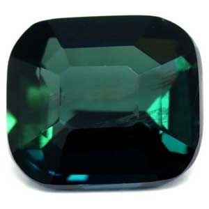 Szafir 1,02 ct, morski, szlif cushion