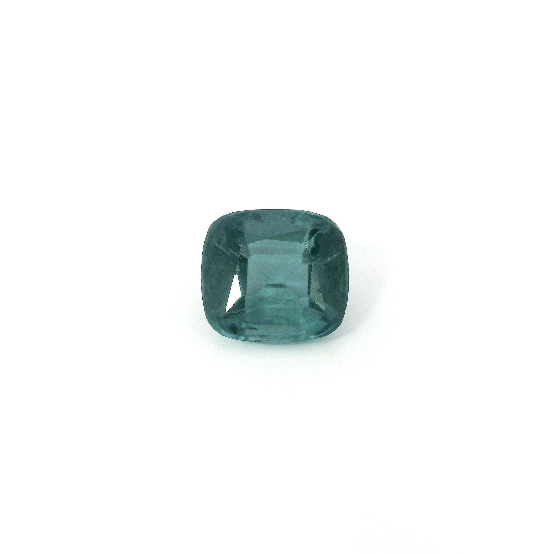 Turmalin 1,28 ct, niebieski, szlif cushion