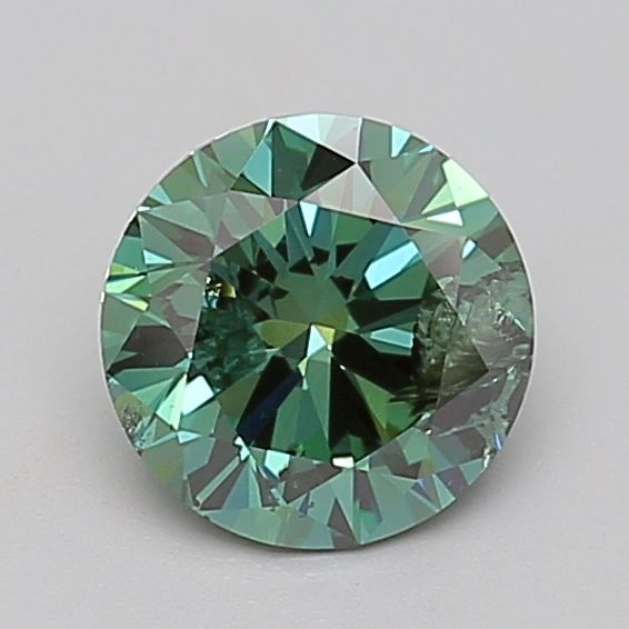 2.01 CT Fancy Vivid Green ROUND
