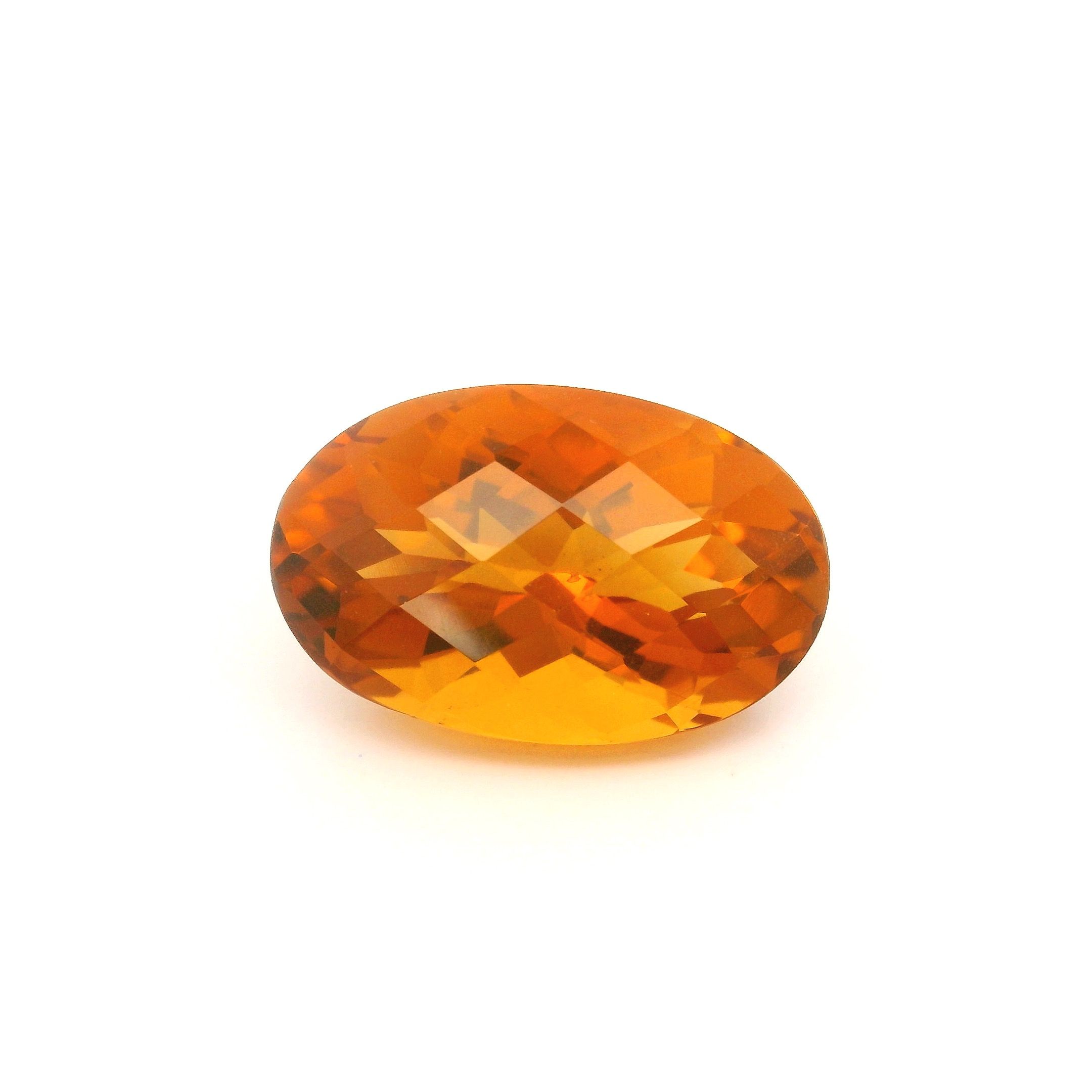 Cytryn 7,97 ct, żółty, szlif owalny