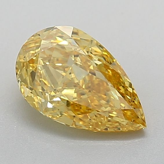 1.01 CT Fancy Vivid Yellow PEAR