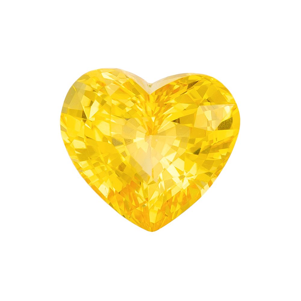 SAPPHIRE FACETED 1.71ct YELLOW SI SRILANKA HEATED