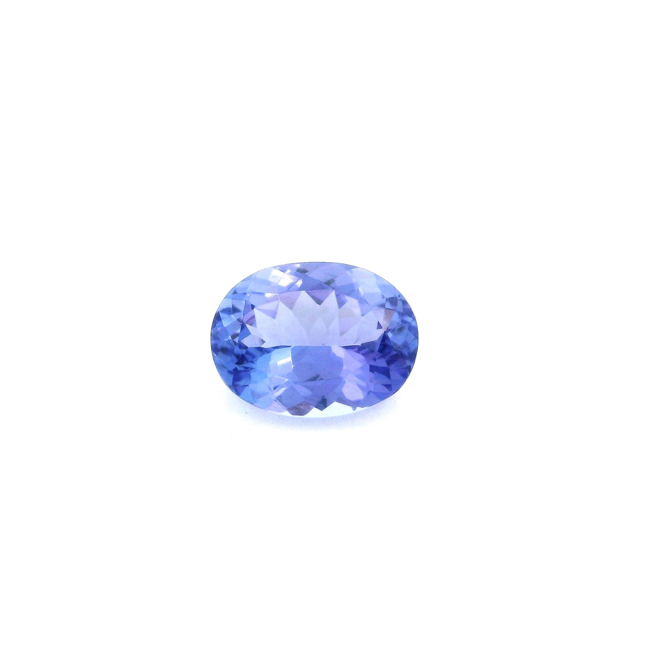TANZANITE FACETED 1.74ct BLUE Intense EC TANZANIA HEATED