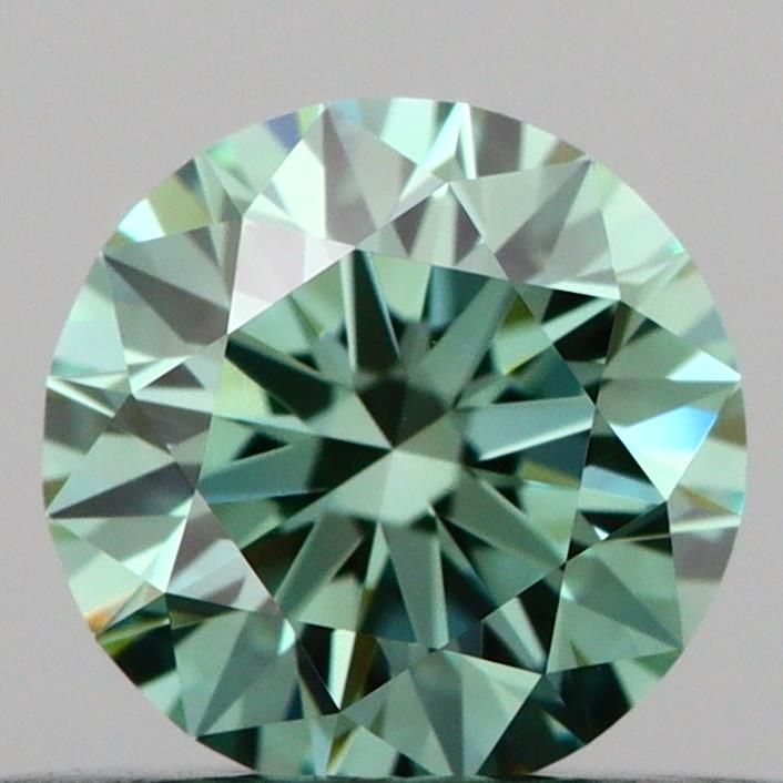 0.43 CT Fancy Vivid Green ROUND