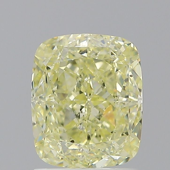 2.01-carat cushion diamond with null color, null cut, and SI1 clarity.