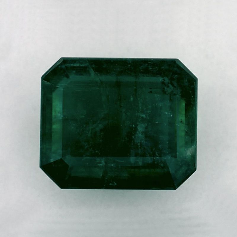 Szmaragd 9,90 ct, zielony, szlif ośmiokątny