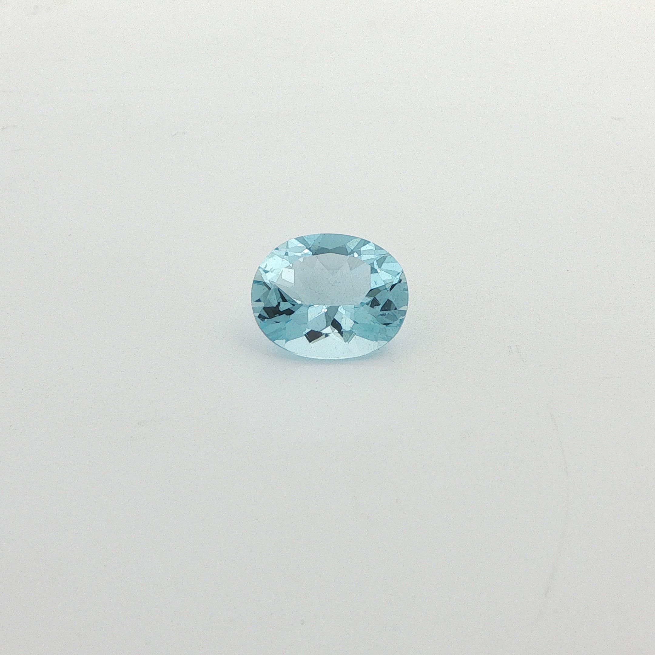 4.04 ct Oval aquamarine