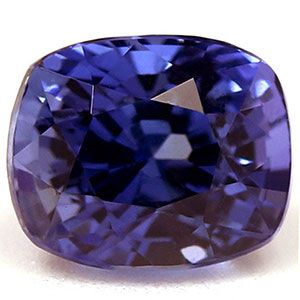 Szafir 1,24 ct, niebieski, szlif cushion