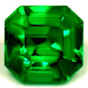 Szmaragd 1,61 ct, zielony, szlif szmaragdowy