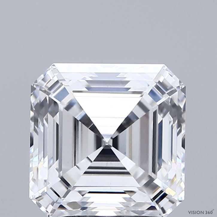 3.21 carat e VS1 EX Cut IGI asscher diamond
