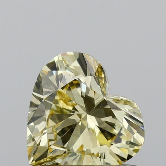 0.55 CT Fancy Intense Yellow HEART