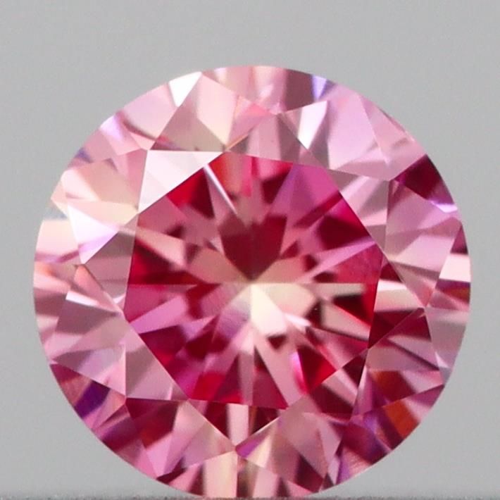 0.19 CT Fancy Vivid Pink ROUND