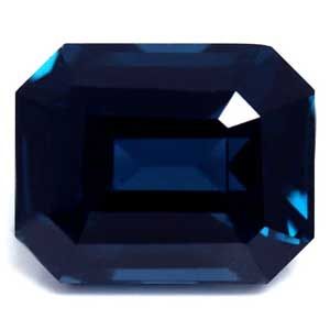 Spinel 2,84 ct, niebieski, szlif szmaragdowy