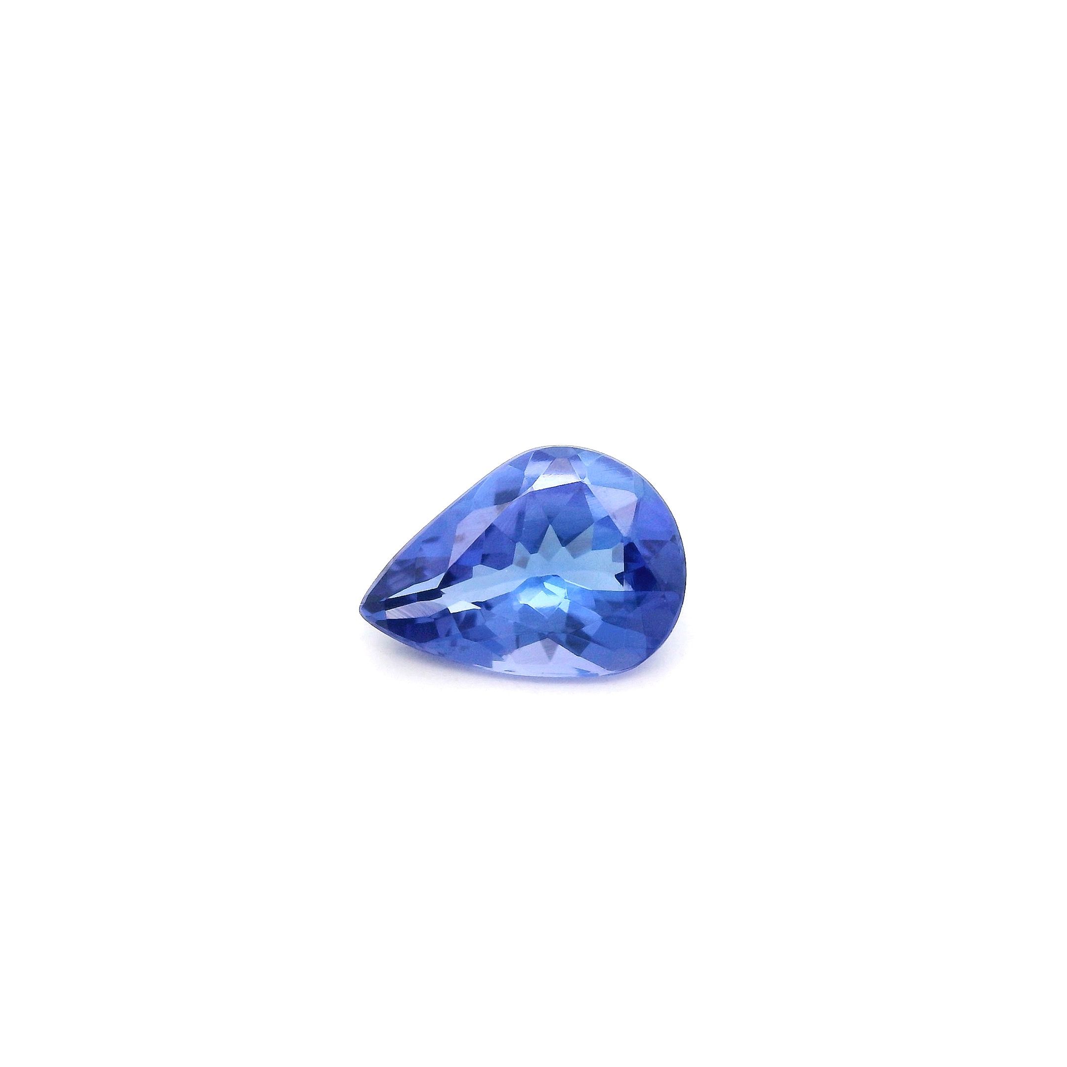 TANZANITE FACETED 0.87ct BLUE Intense EC TANZANIA HEATED