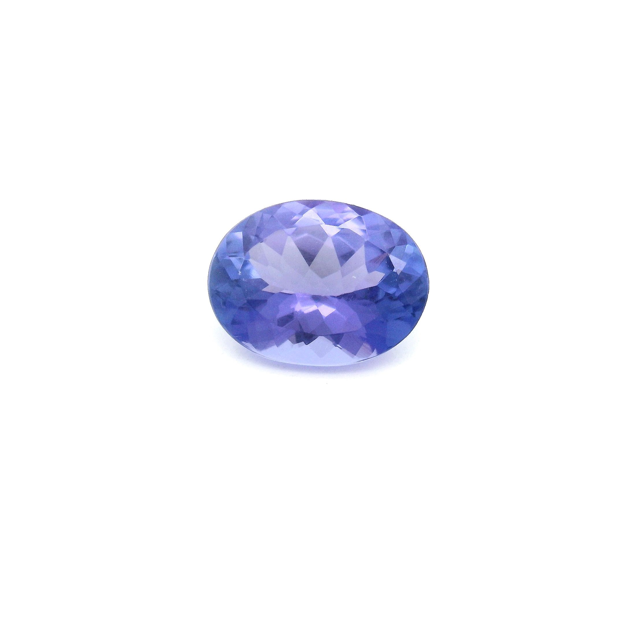 TANZANITE FACETED 1.55ct BLUE Vivid EC TANZANIA HEATED