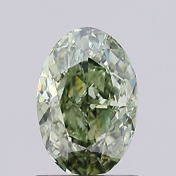 1.0 CT Fancy Intense Grayish Green OVAL
