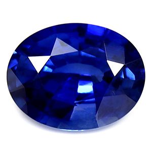 Szafir 1,21 ct, niebieski, szlif owalny