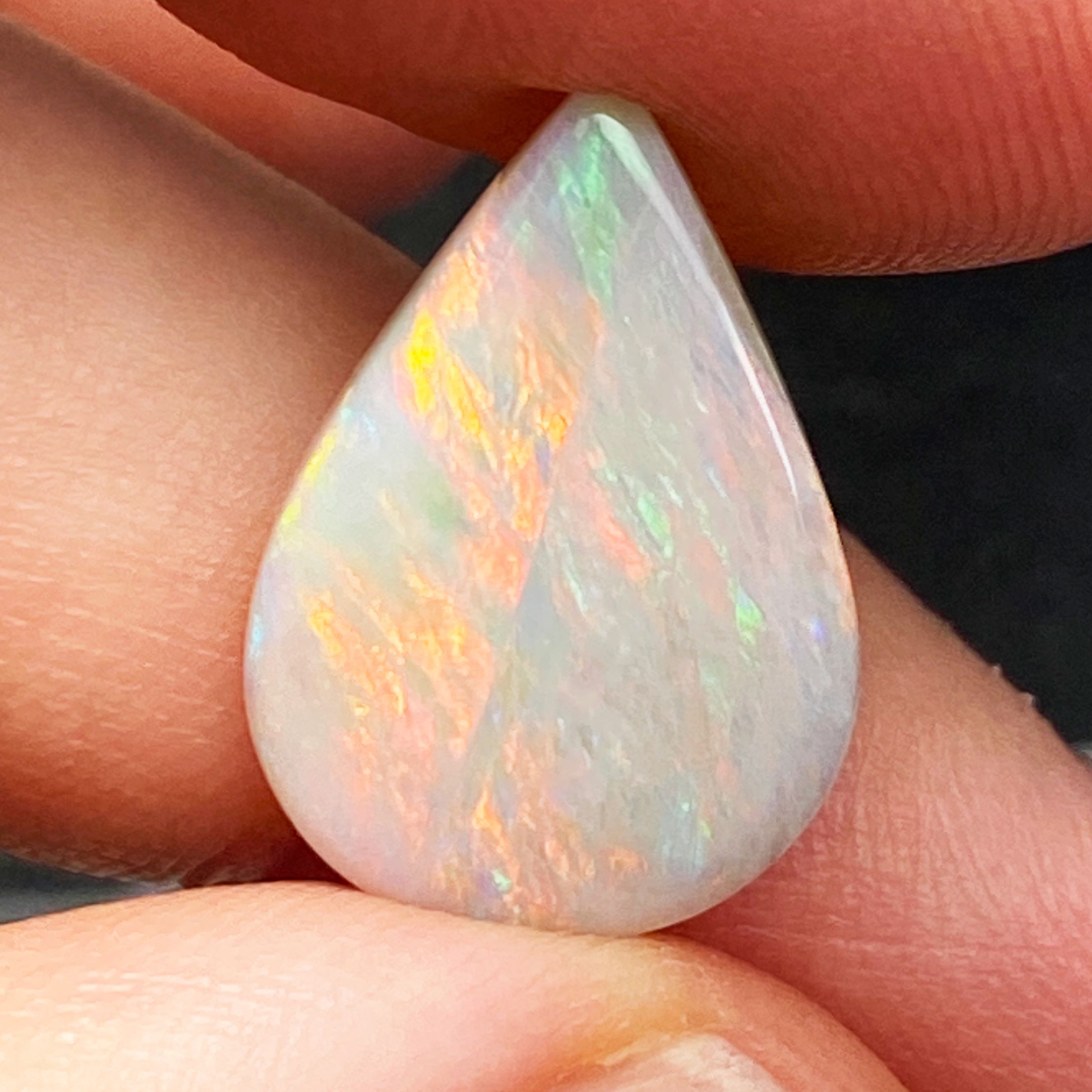 OPAL FACETED 7.53ct WHITE White EC AUSTRALIA NONE
