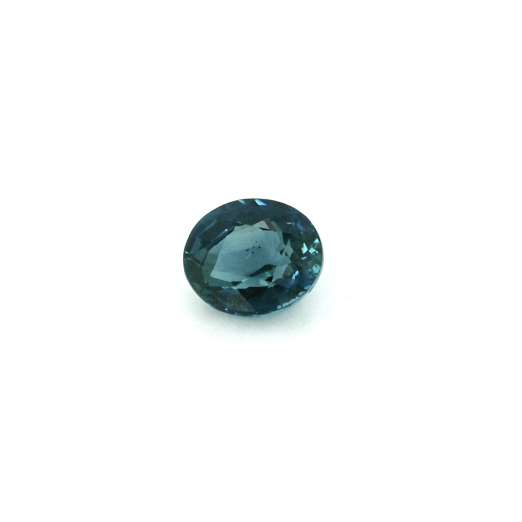 Szafir 1,51 ct, niebieski, szlif owalny