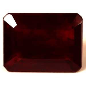Rubin 3,62 ct, czerwony, szlif szmaragdowy