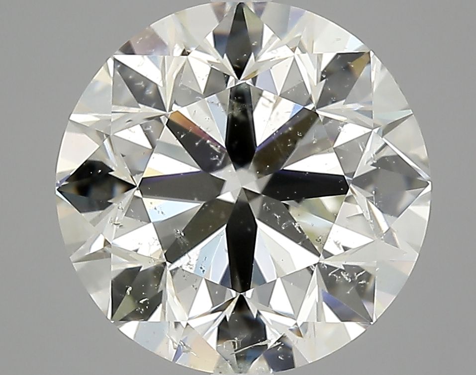 ROUND 4.82 Ct  J SI2 EX EX NON