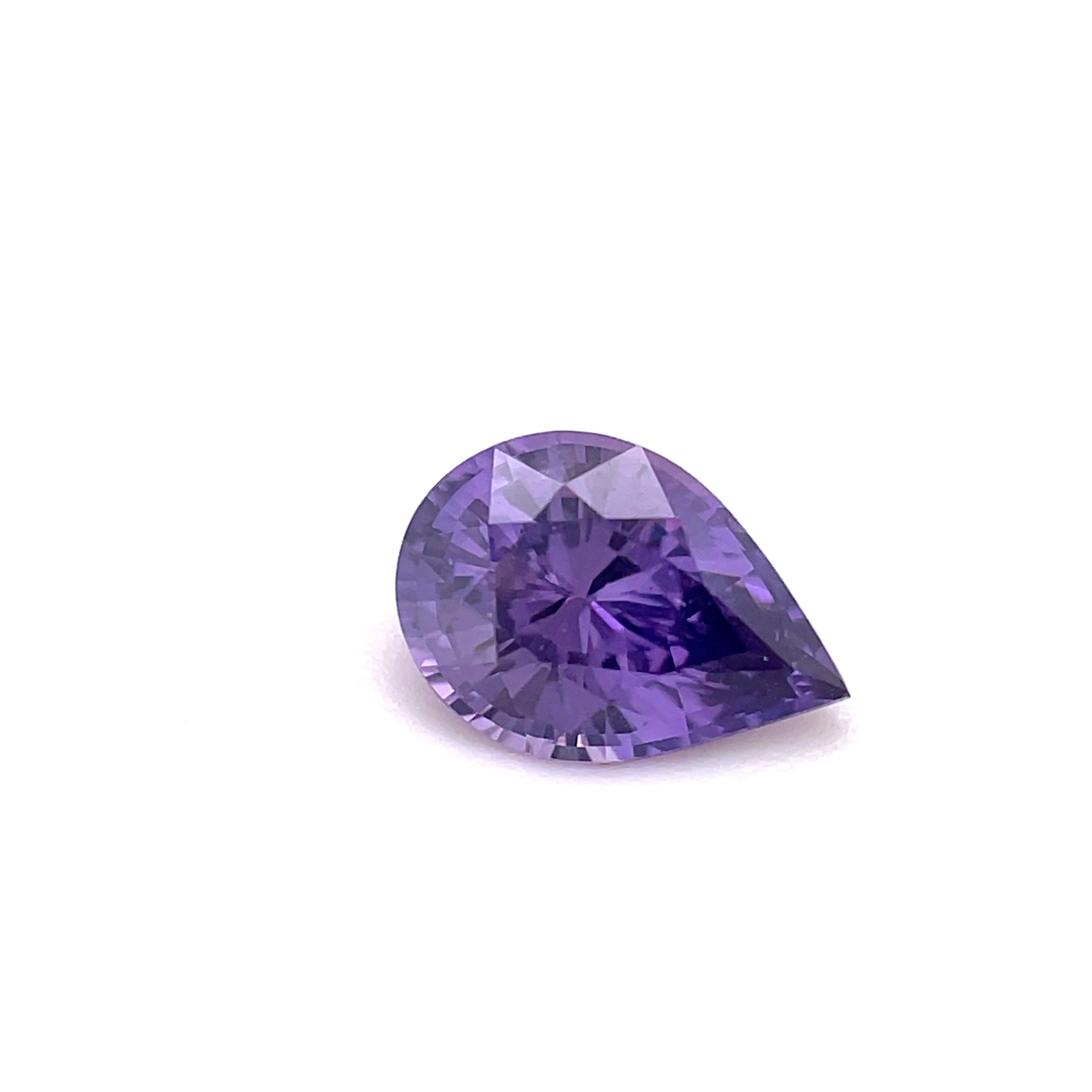 SAPPHIRE FACETED 0.94ct PURPLE Purple EC SRILANKA NONE