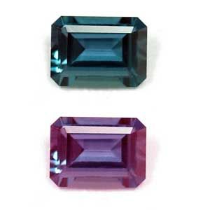 ALEXANDRITE FACETED 0.66ct GREEN Blue Green to Intense Purple EC BRAZIL NONE