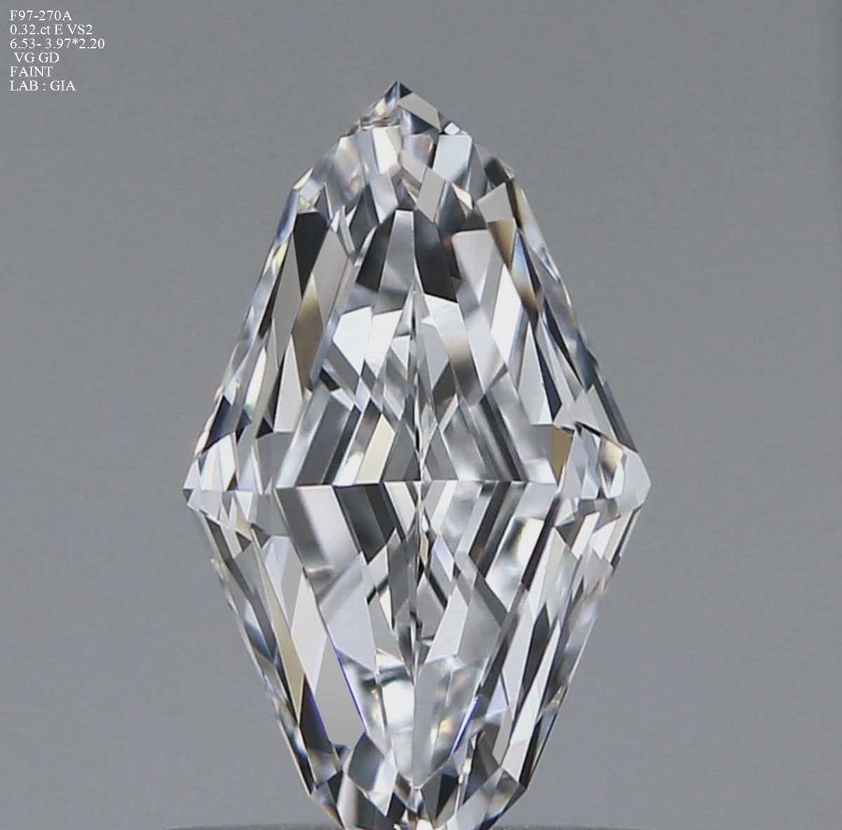 Prírodný diamant lozenge,...