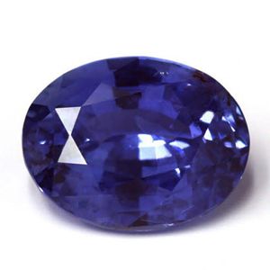 Szafir 7,39 ct, niebieski, szlif owalny