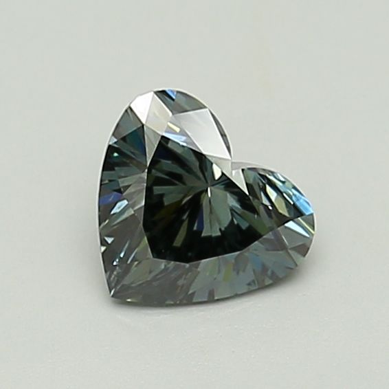 1.02 CT Fancy Vivid Blue HEART