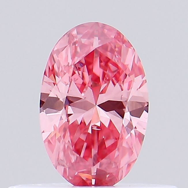 0.31 CT Fancy Vivid Pink OVAL