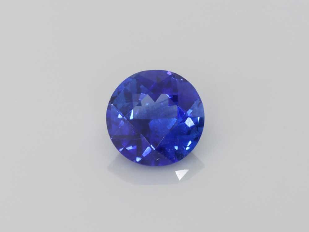 Szafir 1,34 ct, niebieski, szlif okrągły