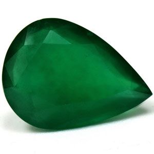 Szmaragd 7,72 ct, zielony, szlif gruszka