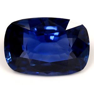 Szafir 2,30 ct, niebieski, szlif cushion