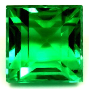 Szmaragd 1,82 ct, zielony, szlif kwadratowy