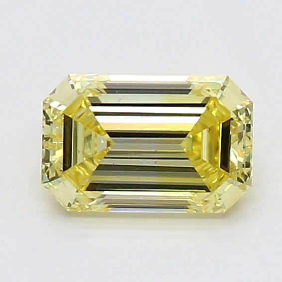0.5 CT Fancy Vivid Yellow EMERALD