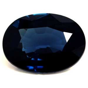 SAPPHIRE FACETED 0.99ct BLUE Intense Blue EC MADAGASCAR HEATED