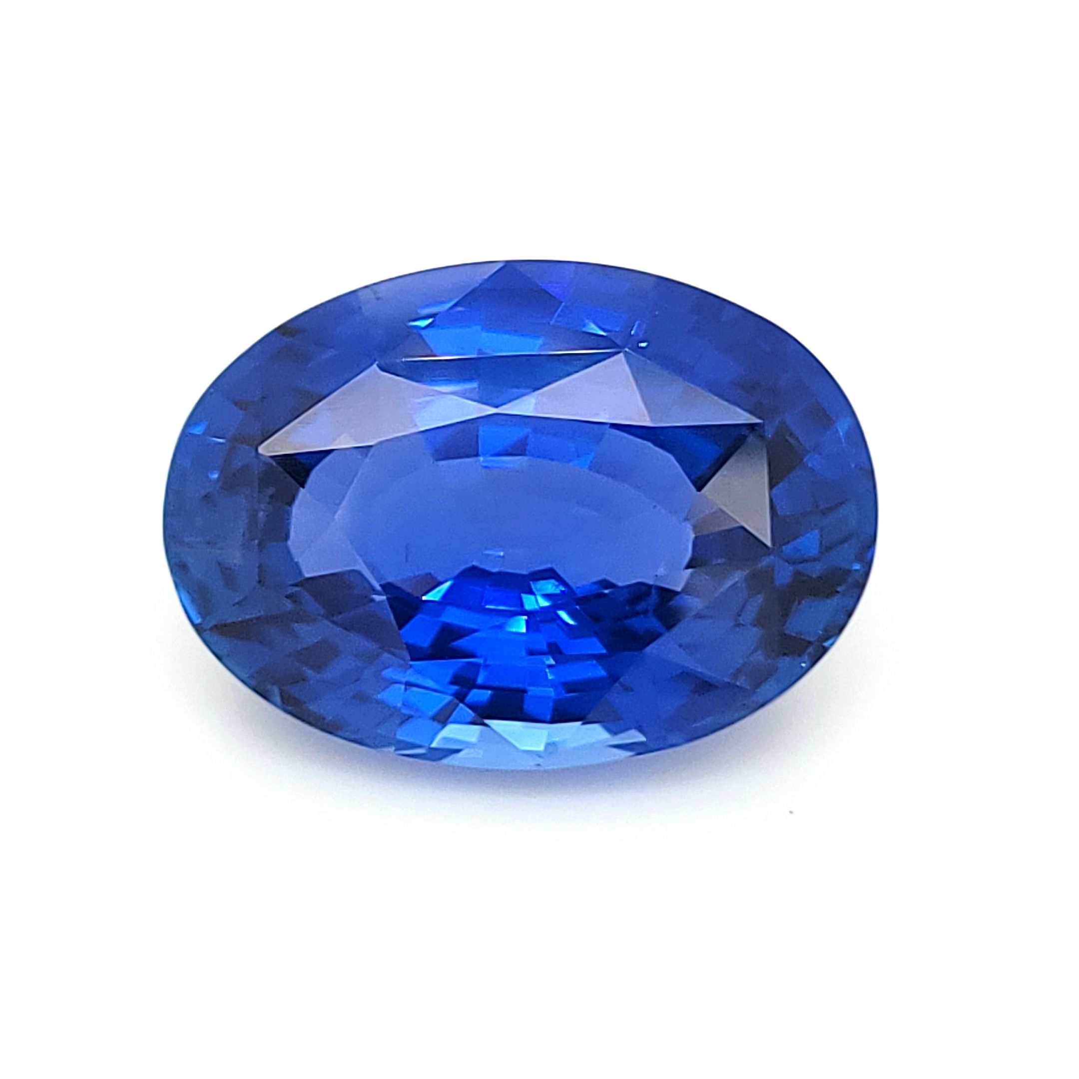 SAPPHIRE FACETED 20.75ct BLUE Blue EC SRILANKA HEATED