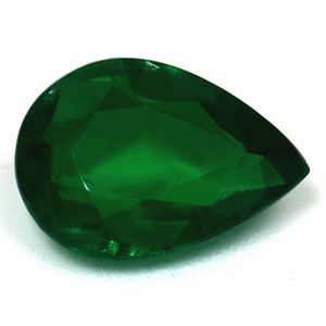 Szmaragd 1,61 ct, zielony, szlif gruszka