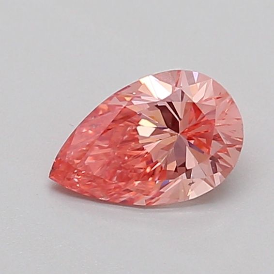 0.51 CT Fancy Intense Brownish Pink PEAR