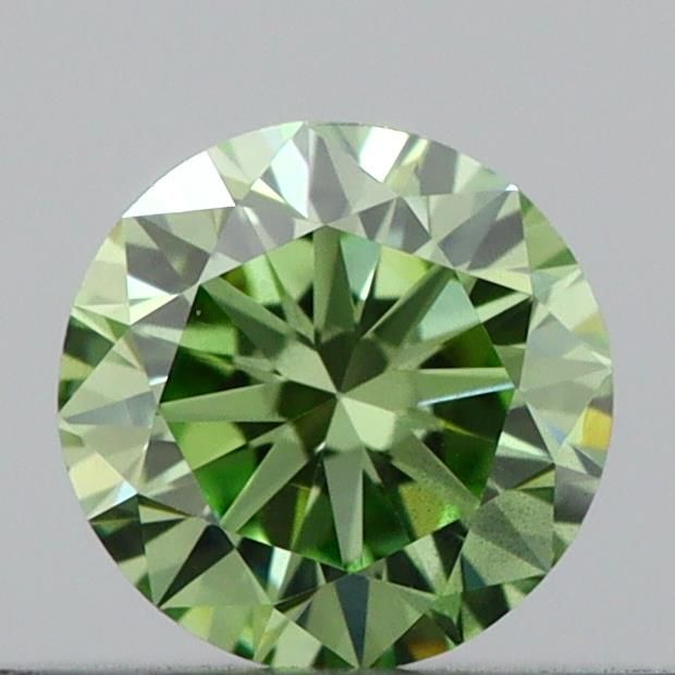 0.26 CT Fancy Vivid Green ROUND