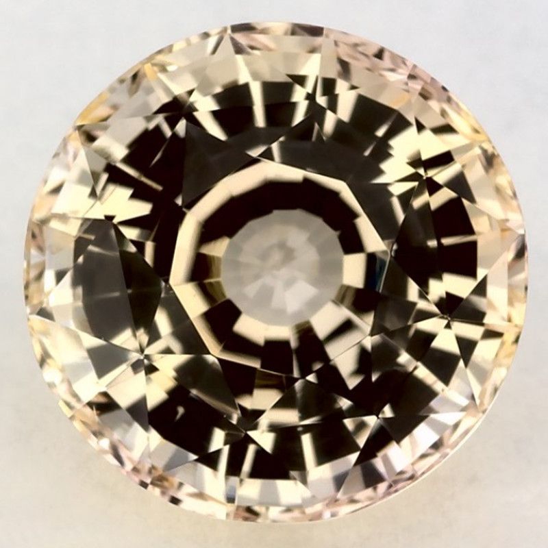 Szafir 6,02 ct, żółty, szlif okrągły