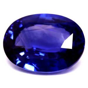 Szafir 3,36 ct, niebieski, szlif owalny