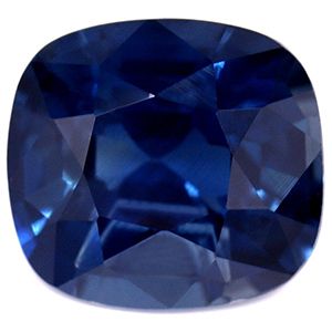 Szafir 4,02 ct, niebieski, szlif cushion
