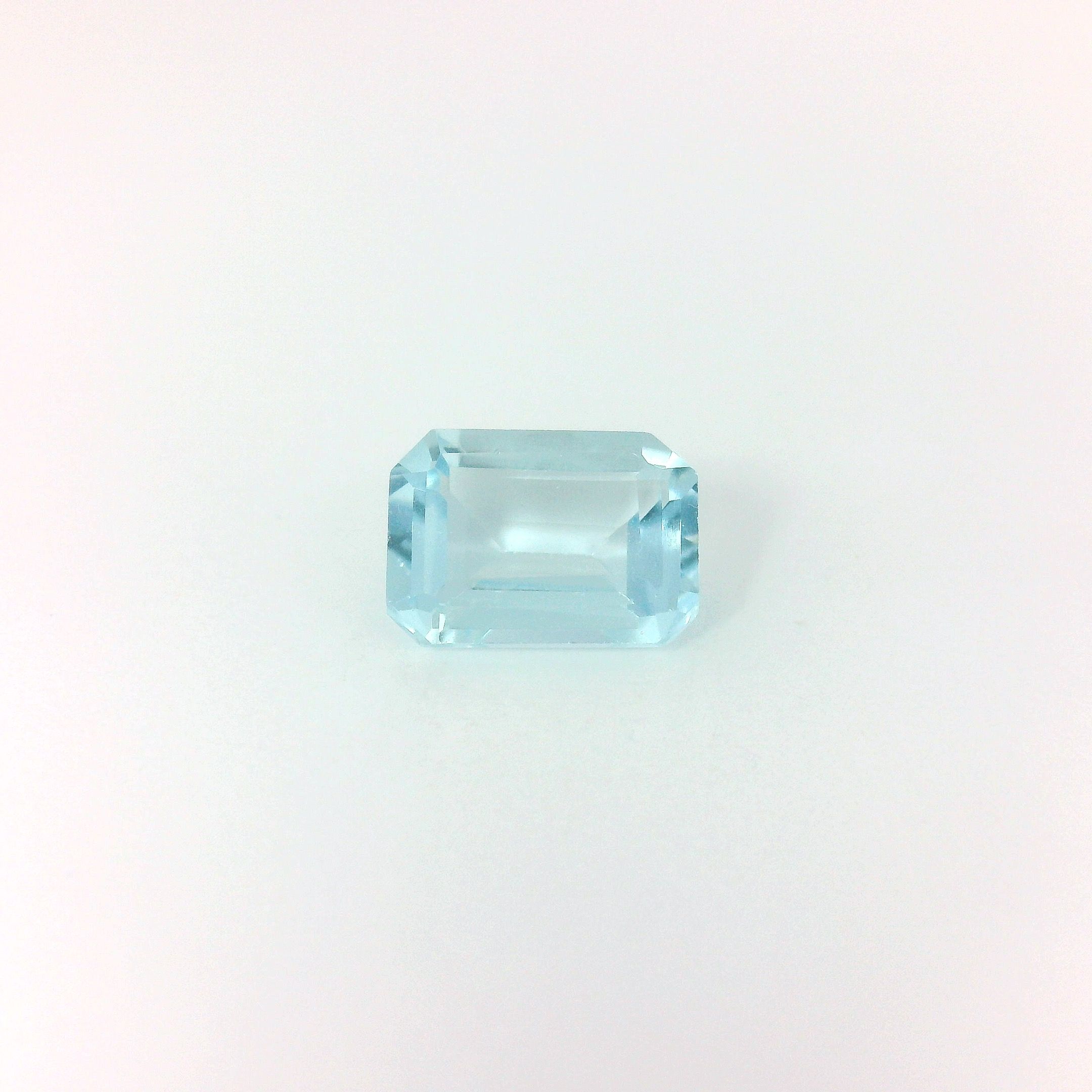 0.9 ct Octagonal aquamarine