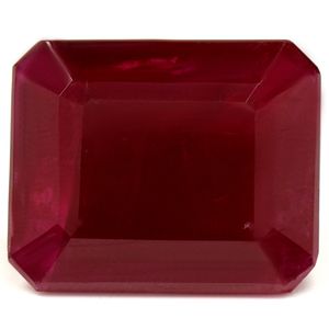 Rubin 5,09 ct, czerwony, szlif szmaragdowy