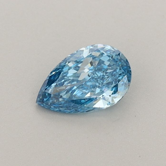 0.37 CT Fancy Vivid Blue PEAR