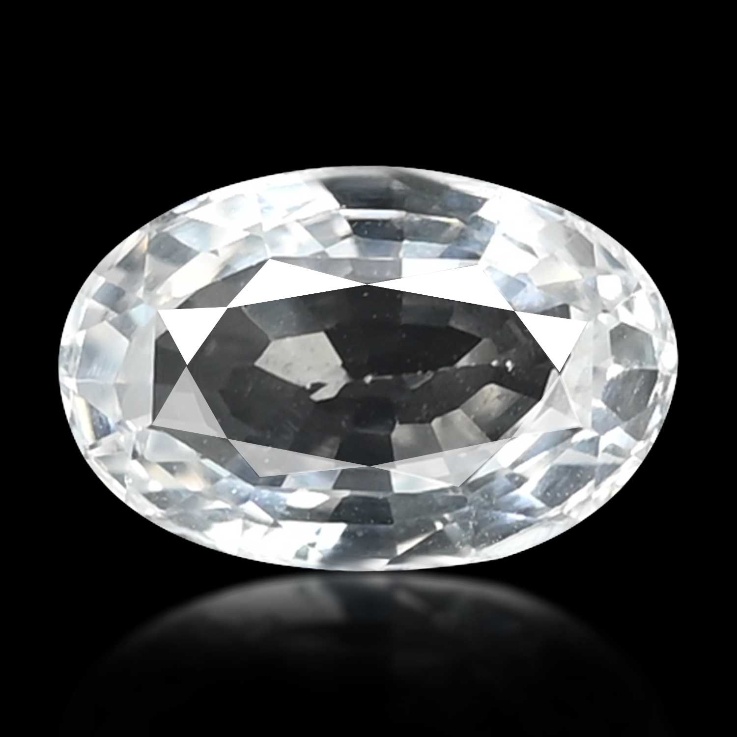 TOPAZ FACETED 6.75ct WHITE MI BRAZIL NONE