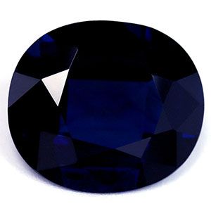 SAPPHIRE FACETED 4.39ct BLUE Deep Blue EC MADAGASCAR HEATED