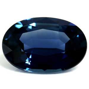 SAPPHIRE FACETED 0.56ct BLUE Intense Blue EC SRILANKA NONE
